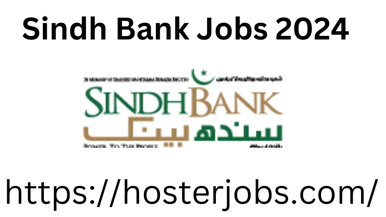 Sindh Bank Jobs 2024