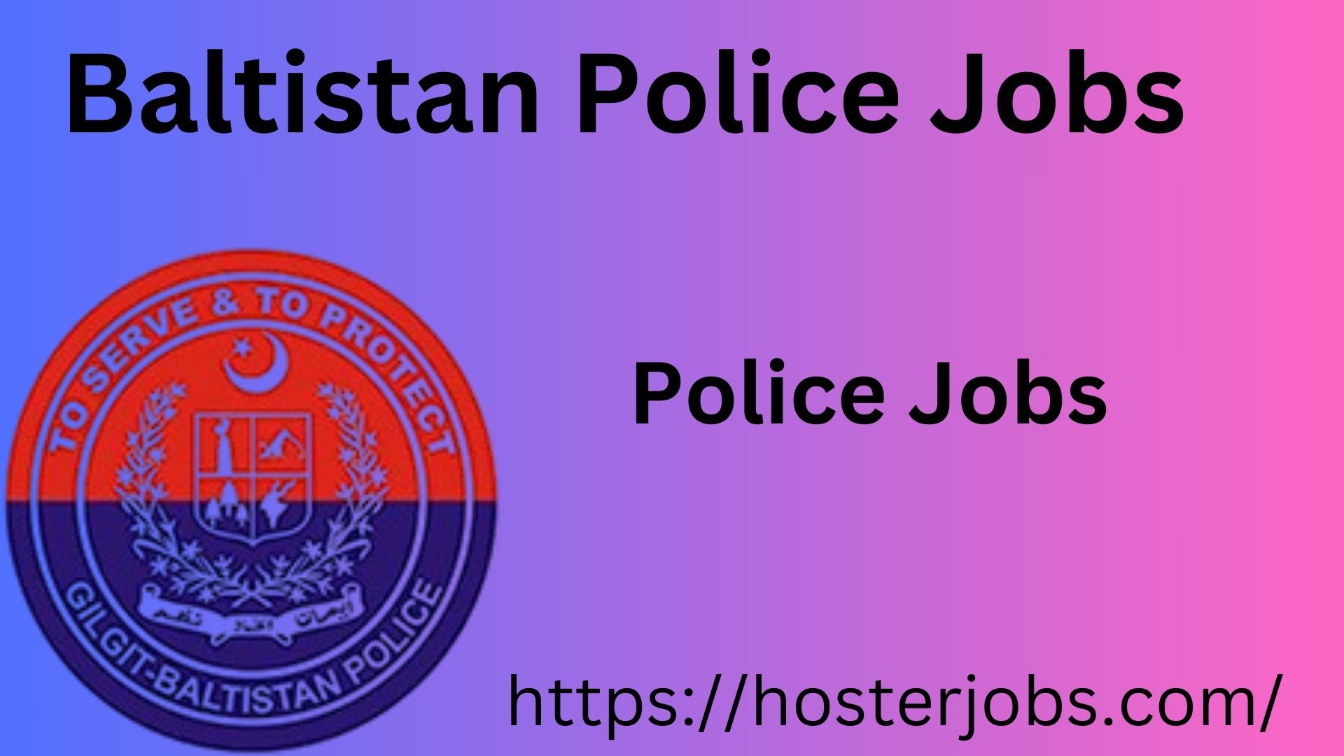 Baltistan Police Jobs