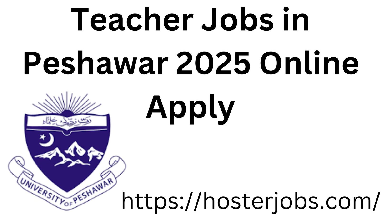 Teacher Jobs in Peshawar 2025 Online Apply