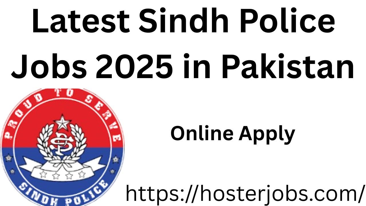 Latest Sindh Police Jobs 2025 in Pakistan