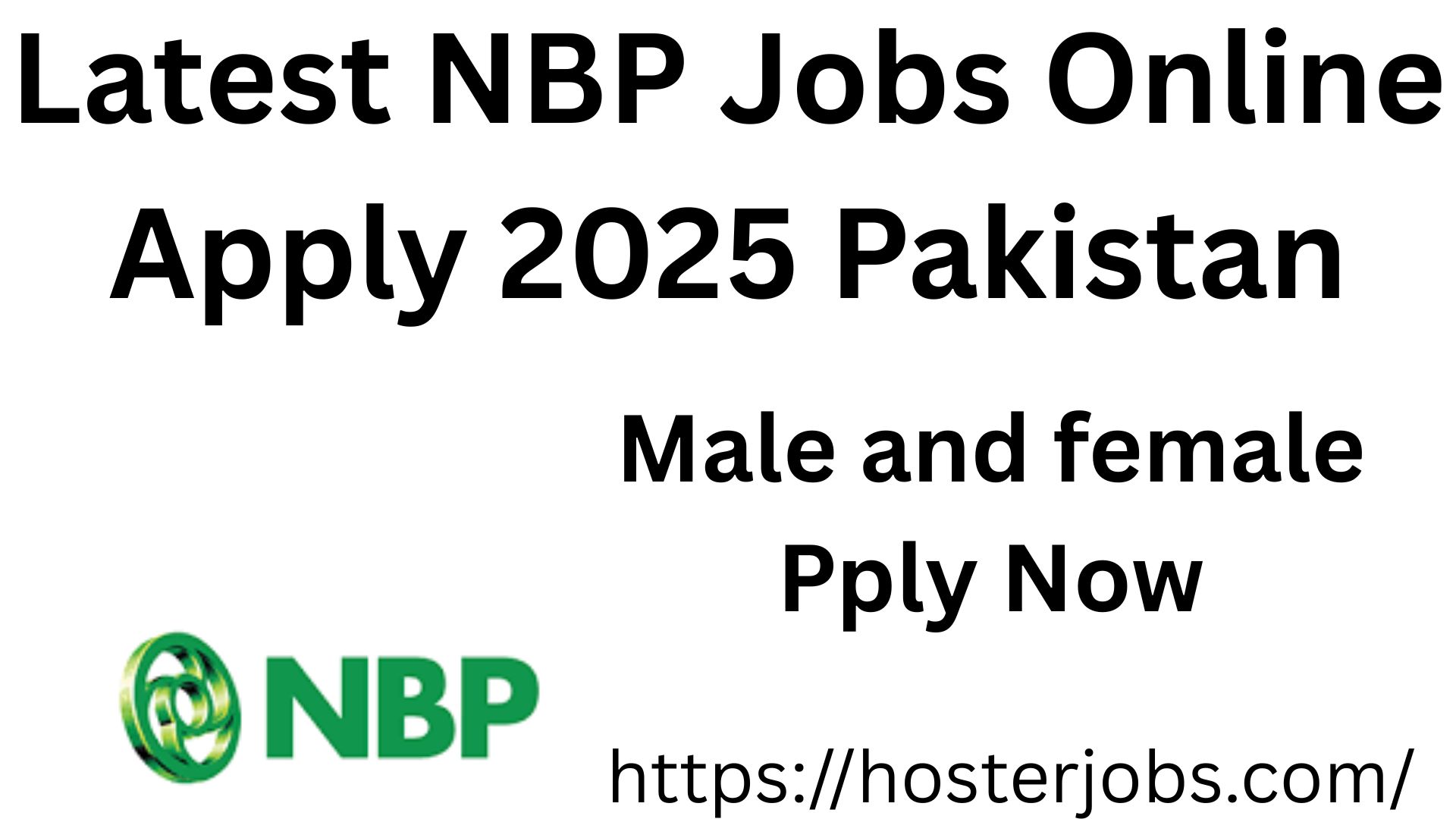 NBP Jobs Online Apply