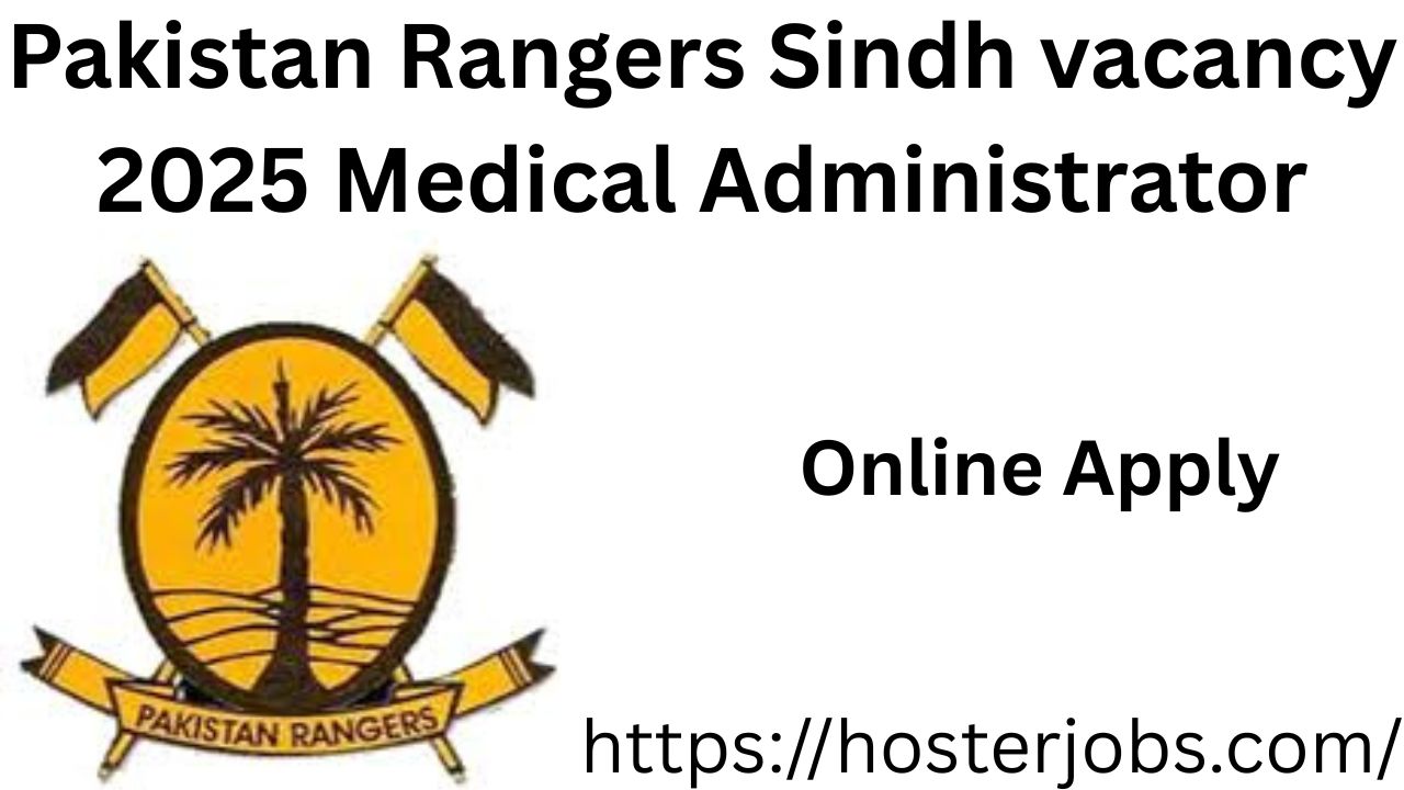 Pakistan Rangers Sindh vacancy