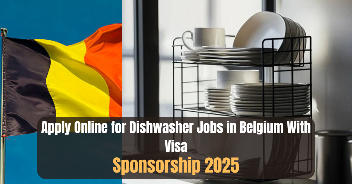 Apply Online for Dishwasher Jobs in Belgium With Visa Sponsorship 2025