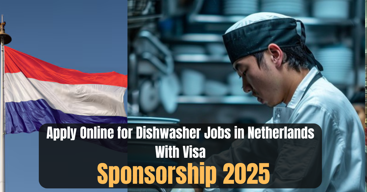 Apply Online for Dishwasher Jobs in Netherlands With Visa Sponsorship 2025